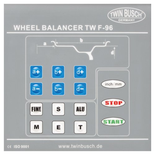 Equilibradora de ruedas automática - TWF-96